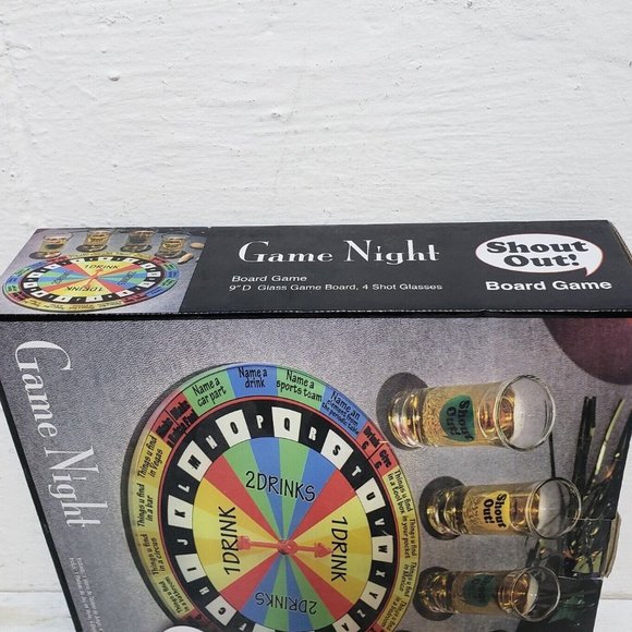 Game Night Shout Out Shot Glass Board Game Set, 6.75", Multicolor - Picture 2 of 4
